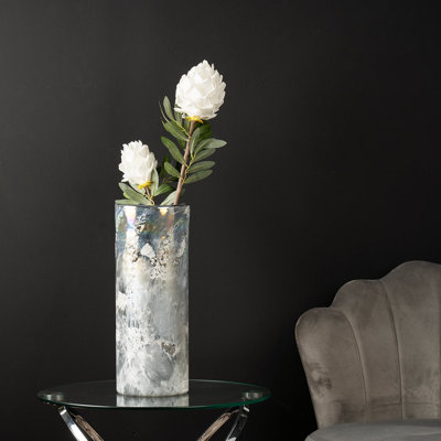 Stunning Handmade Vase for the Living Room, Modern Glass Vase Decor