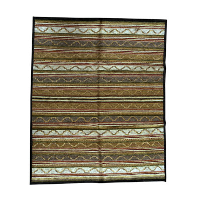 Gabbeh Wool Striped Area Rug