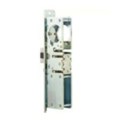 1-1/8 in. Mortise Lock with Deadbolt Function for Adams Rite Type Storefront Door in Aluminum