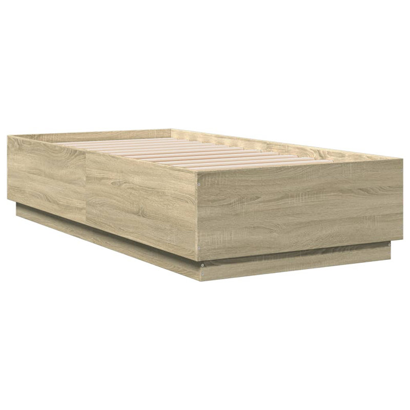 Noar Bed, Sonoma Oak, Single (3')