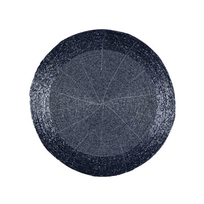  Napperon en verre bicolore lustré, ensemble de 4