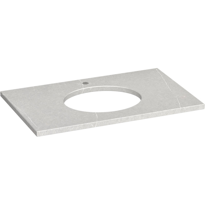 Comptoir de meuble-lavabo 37 po Silestone Quartz, Serena éternel