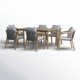 Naila 67'' Rectangular 6 - Person Outdoor Dining Set
