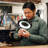 Lightview Pro 33 in. Adjustable Swing Arm Integrated 2.25X Magnifying Dimmable LED Desk Clamp Lamp-1422365815