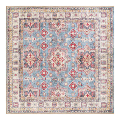 Mazzie Performance Chenille Floral Indoor Rug