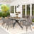 Outdoor 6-person Dining Set With Cushions