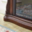 Foyer électrique en bois massif Nut-Brown