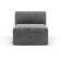 Simson Corduroy Modular 1 Armless Single Sofa with 40D Integrated Sponge