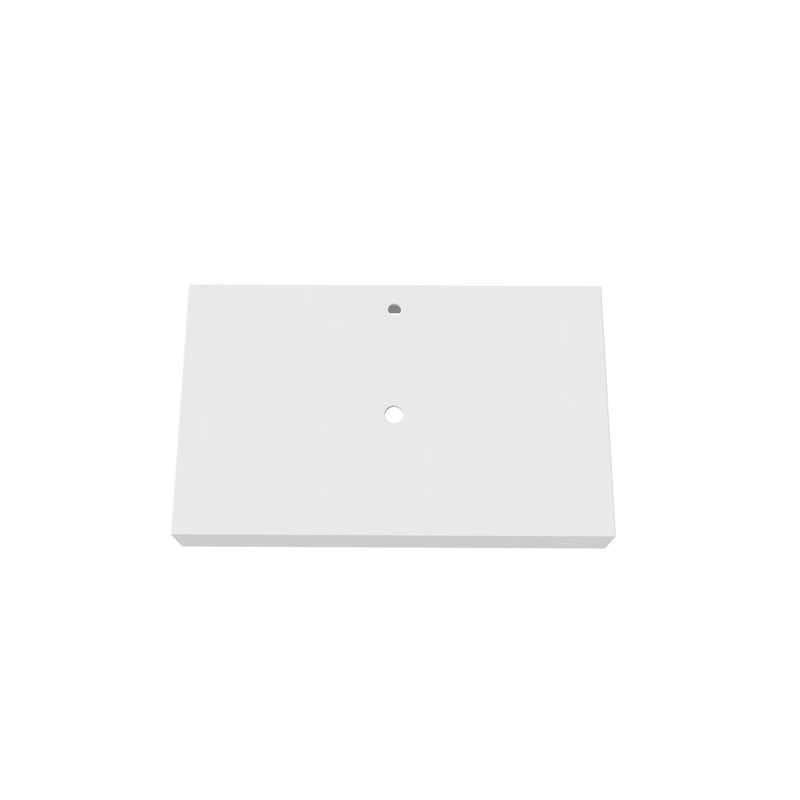 Comptoir de meuble-lavabo minimaliste 30 po blanc