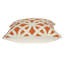 Coussin décoratif carré en coton 20 po Chano Orange-211918288