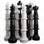 49" Giant Plastic Chess Set with Plastic Board