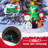 Weather Resistant Staked Christmas Santa Claus and Presents Inflatable Outdoor Decoration