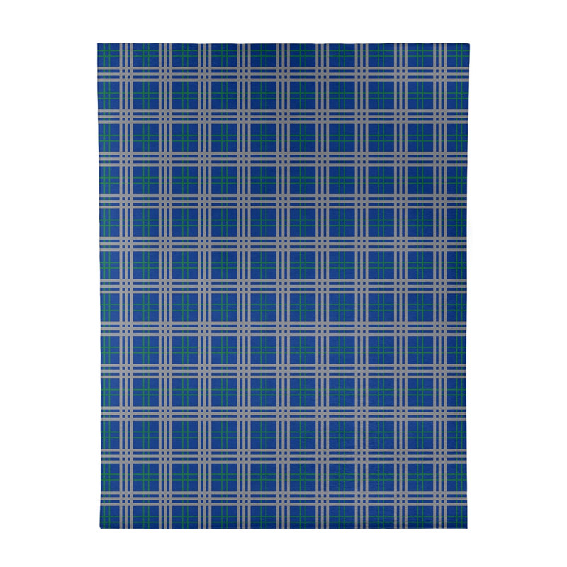 Plaid Indoor Rug, Rectangle 8' x 10'