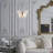 Modern Butterfly Led Wall Sconce With Clear Acrylic Wings And Gold Metal Finish