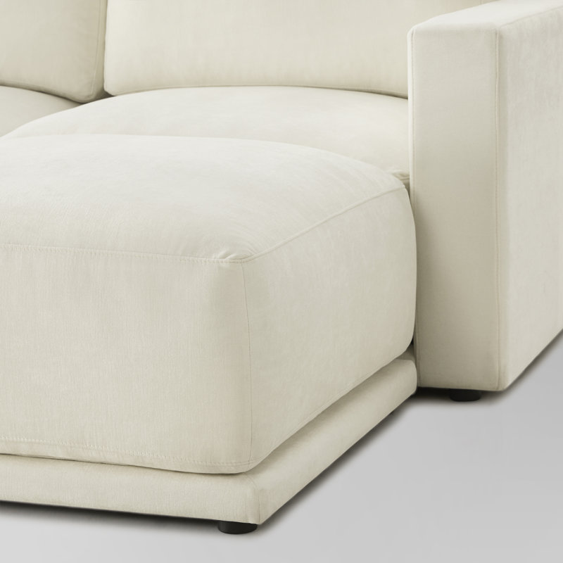 Libbna Italian Design 5-PC 115.7'' W Linen Upholstered Sectional, 35.8" H x 115.7" W x 67.3" D