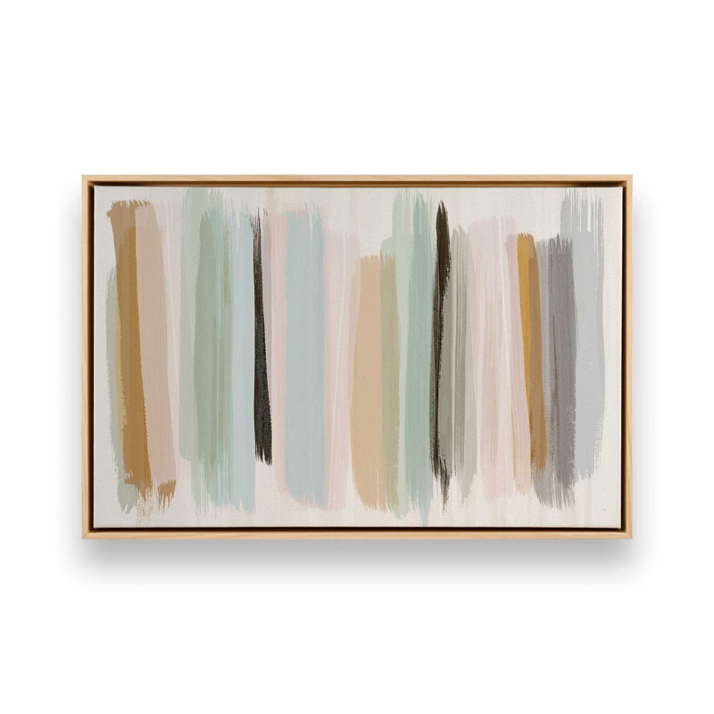 Imprimé panache pastel, Toile encadrée «American Maple Floater», H 24,75 po x l 36,75 po x P 1,75 po