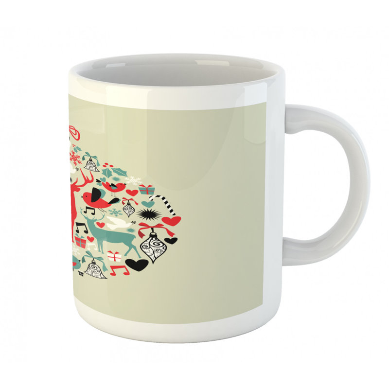 Grande tasse à café saison célébration