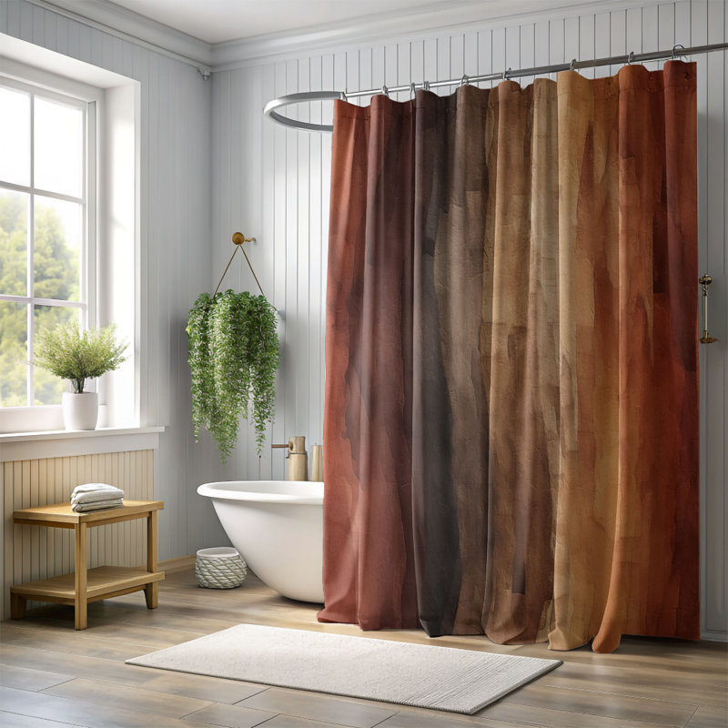 Rideau de douche Elemental Eden - Premium, H 74 po x l 71 po