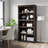 Farmhouse Book Shelf With Storage Open Display Bookshelves, 67.4" Tall Book Case Wooden Bookcase Home Decor Furniture For Home Office, Living Room, Bed Room-469754036-469754037