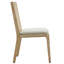 Dining Chair Of Two - Solid Wood, Synthetic Cane Back, Upholstered Seat With Comfy Cushion Pad, Assembly Tools Included 2 Wood Chairs Attached Required