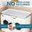 Hdpe Washer Dryer Countertop, No-installation Laundry Topper For Washer And Dryer, Waterproof Odorless Countertop For Laundry Room Storage, 54" X 27"-121386790