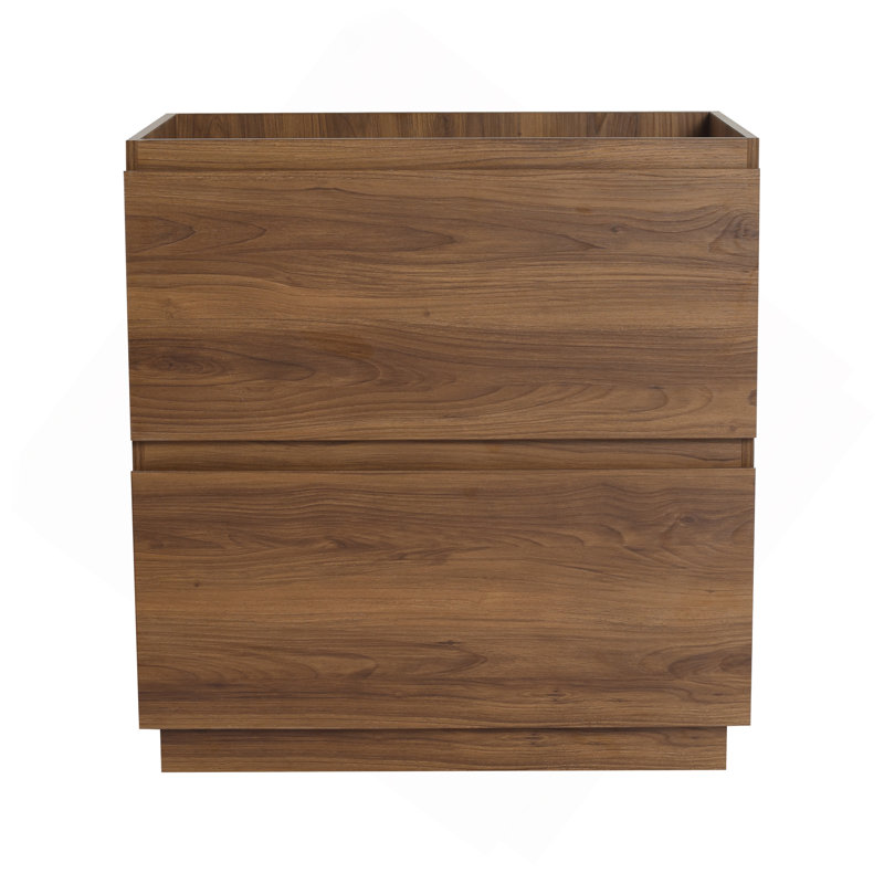Meuble-lavabo de salle de bain 30 po sans lavabo, meuble-lavabo de salle de bain encastré moderne avec double tiroir, meuble-lavabo de salle de bain autoportant, bois d'ingénierie