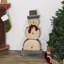Statue de bonhomme de neige en bois-68635290
