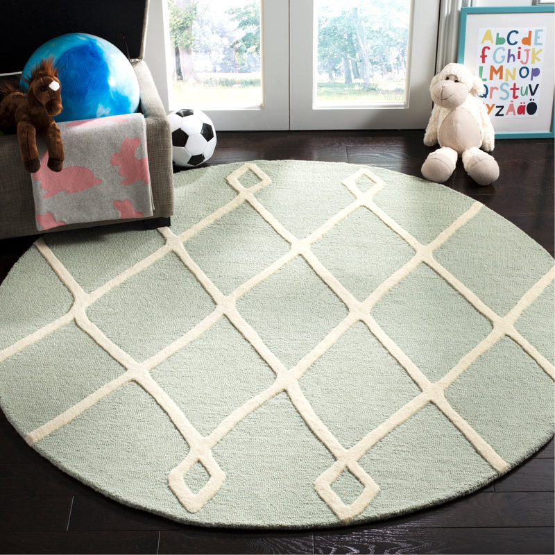 Krystyna Hand Tufted Wool Rug, Round 5'