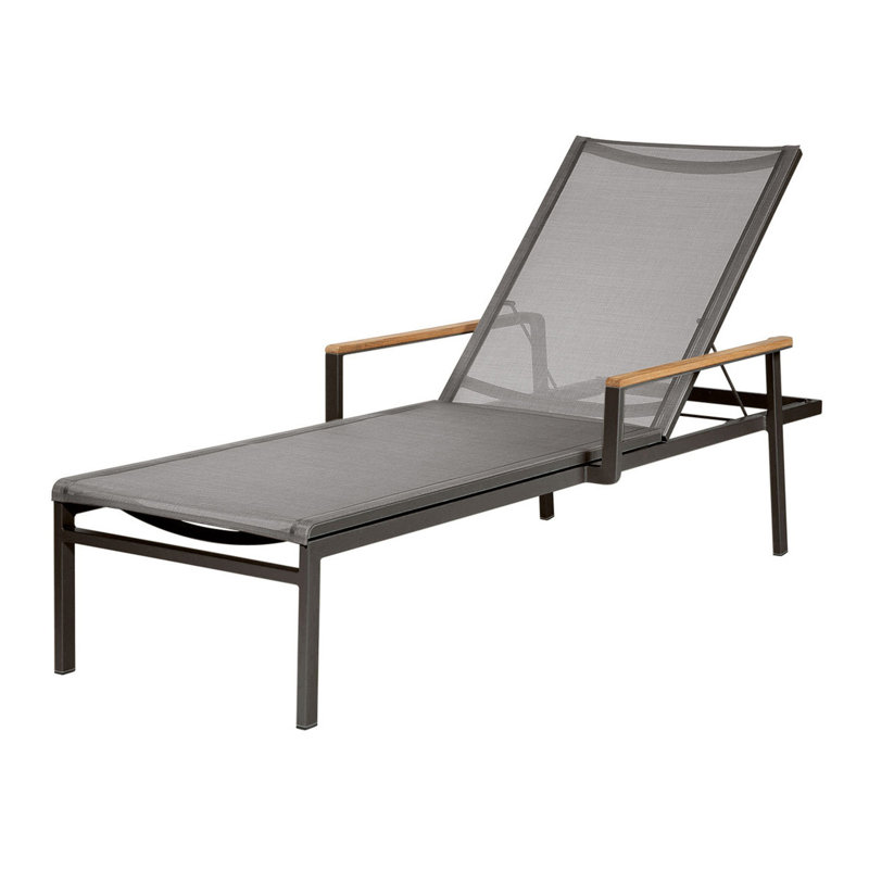 Aura Lounger , Graphite, Bronze platine