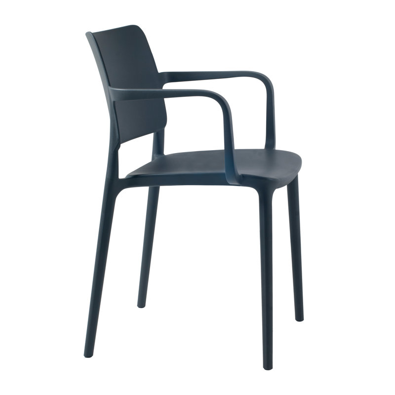 Fauteuil de salle à manger Maddon, Anthracite