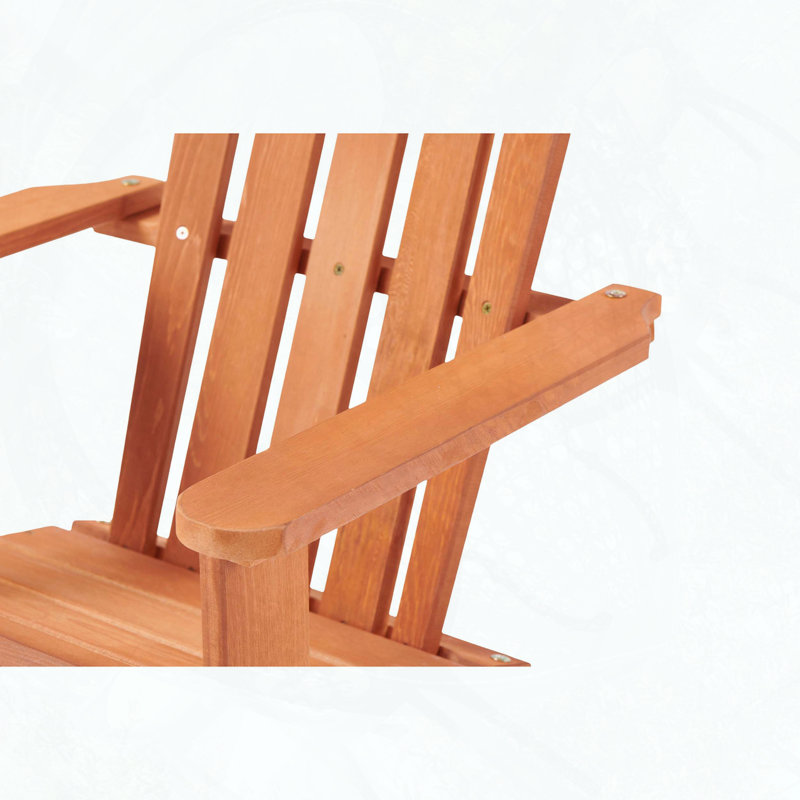 Wooden Kid''s Adirondack Chair – Natural Cedar for Indoor/Outdoor, Ages 3-10