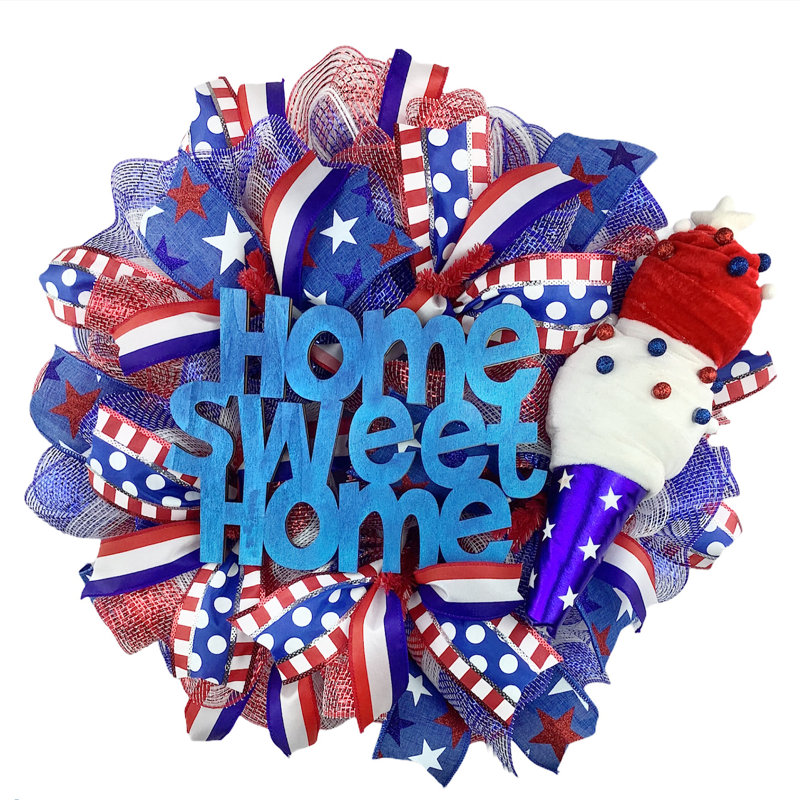 Couronne de crème glacée «Home Sweet Home» Colonie