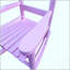 Chaise berçante intérieure ou extérieure