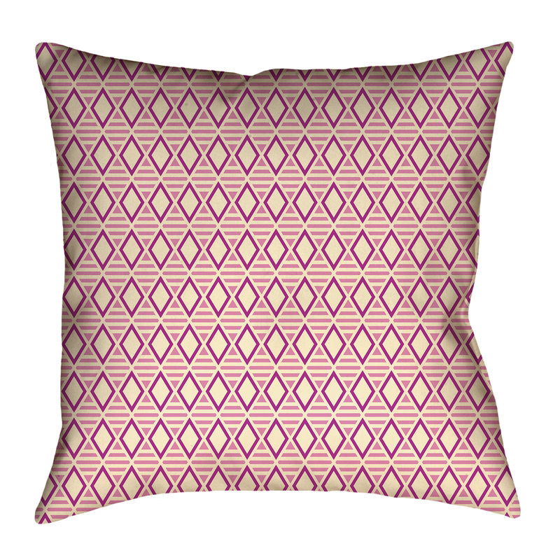 Coussin Katelyn Elizabeth, 40 po x 40 po, Mauve
