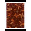 Tapis fait à la main Marisela grenat et orange-24824444