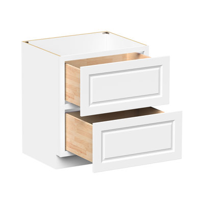 Armoire de cuisine au sol avec 2 tiroirs