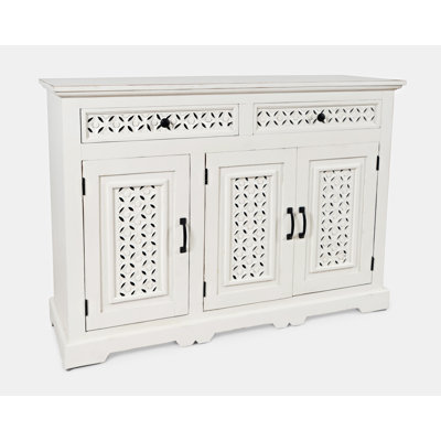 Zavier 48 " W Acacia Solid Wood Server