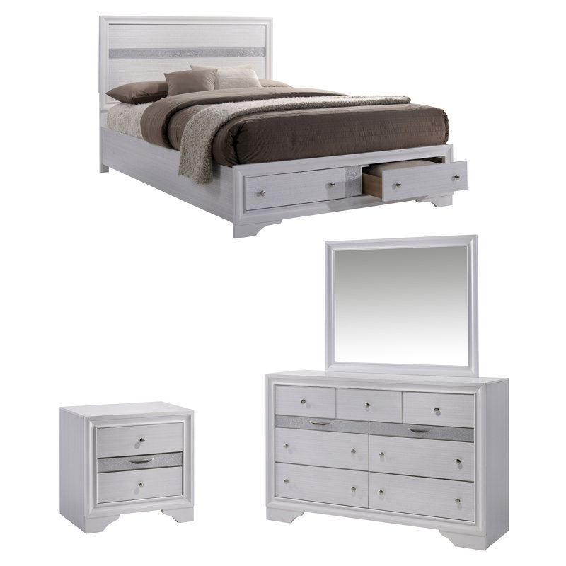 Ensemble de chambre à coucher configurable standard Hayle