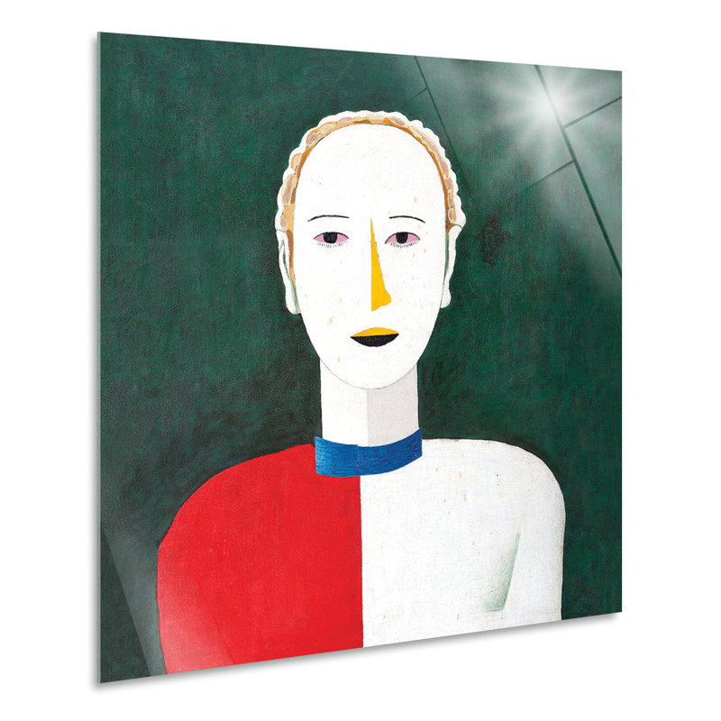 Female Portrait 1 Piece Wall Art, 65cm H x 65cm W