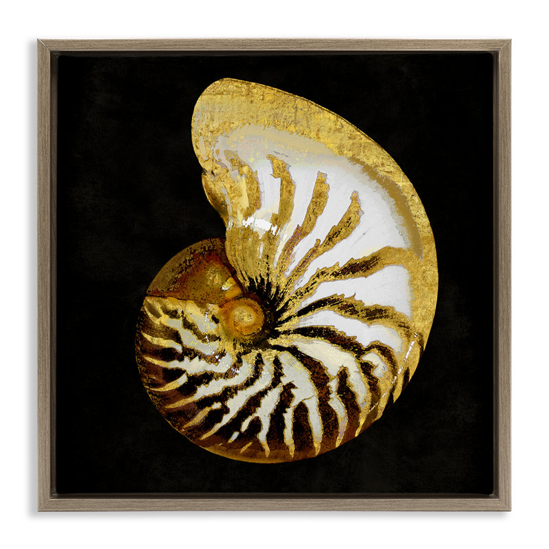 "Floater" par Caroline Kelly, Cadre flottant orme Montalcino, H 25 po x l 25 po