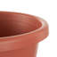 Pot à fleurs en plastique
