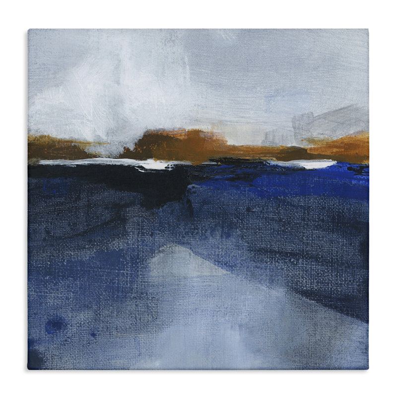 «Ocean Cliff Impression Floater» par M. Gloria Hunter, H 17 po x l 17 po x P 1,5 po