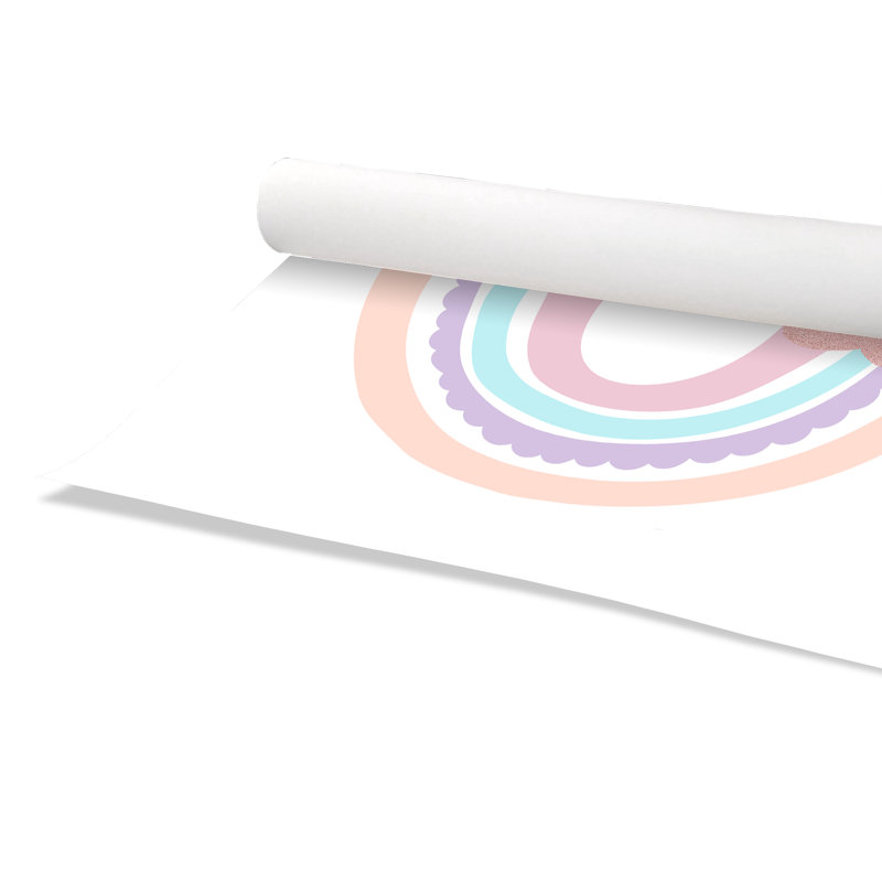 Arc-en-ciel 2, H 36 po x l 36 po x P 1 po, Papier