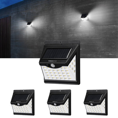 Luminoso 40 LEDs Solar Motion Sensor Security Light Outdoor IP65 Waterproof 6500K Pure White -  TORCHSTAR, 26783