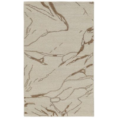 Hand-Tufted Abstract Wool Rug
