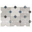 Carreau de porcelaine pour plancher et mur 15-3 / 4 po x 23-5 / 8 po Ruanes-123225622