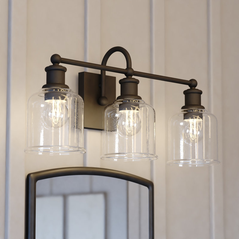 Luminaire de salle de bain Northbrook, H 11,25 po x l 24 po x P 7,75 po, 3 lumières