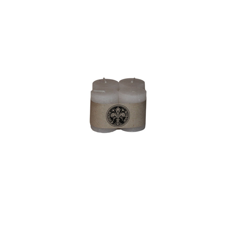 Unscented Pillar Candle, Cognac