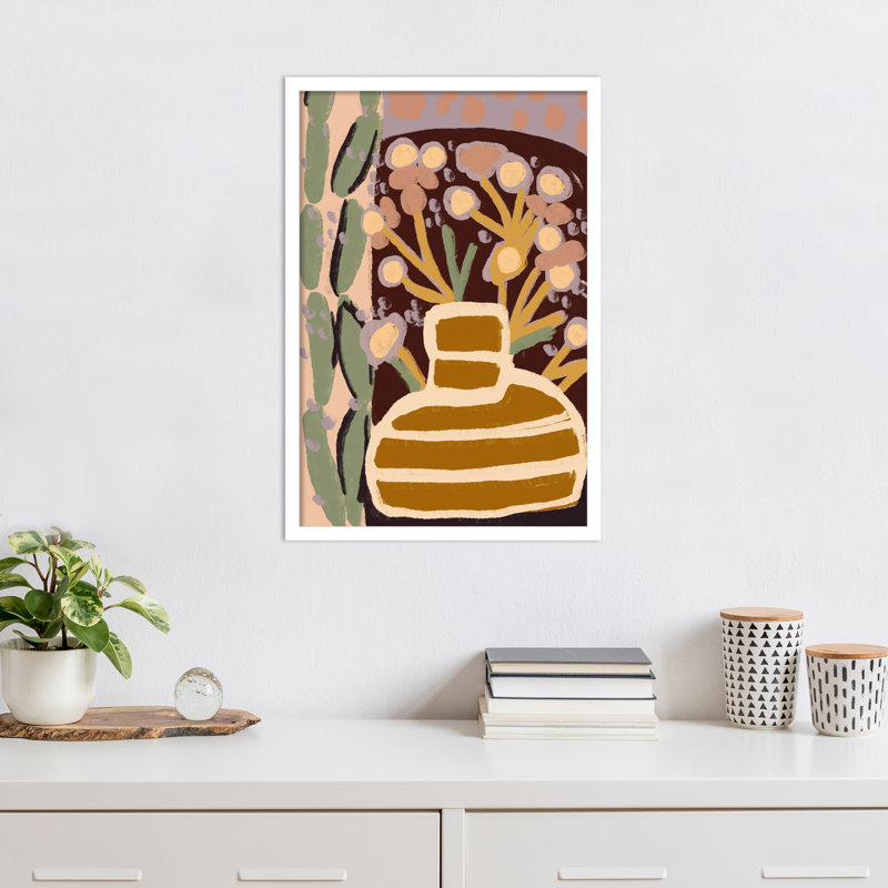 «Pastel Impression» par Treechild - reproduction d'un seul cadre, Cadre blanc, H 13 po x l 9 po