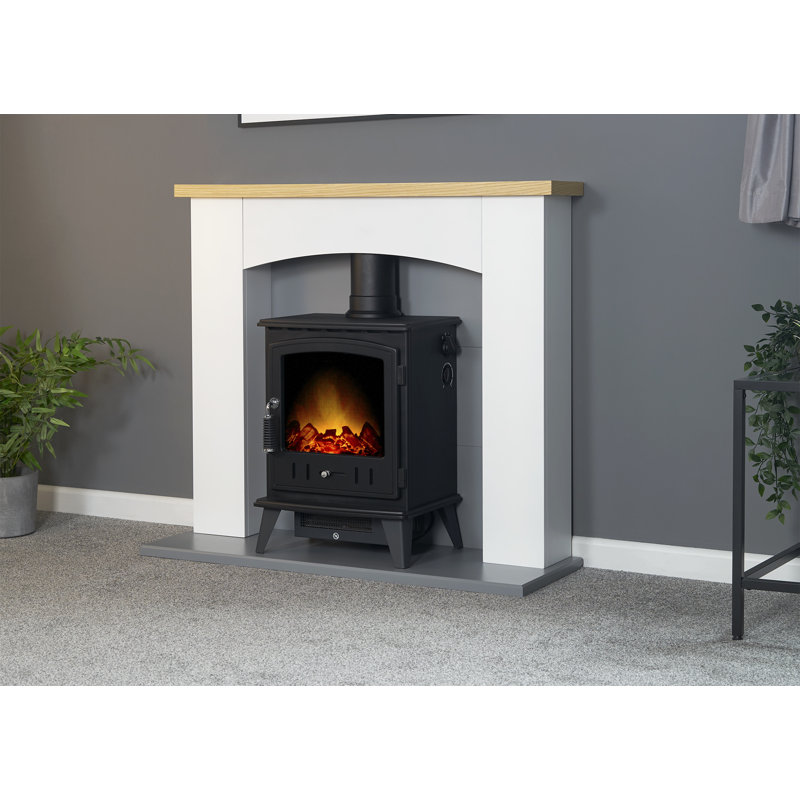 Huxley Adam 100Cm W Electric Stove Suite